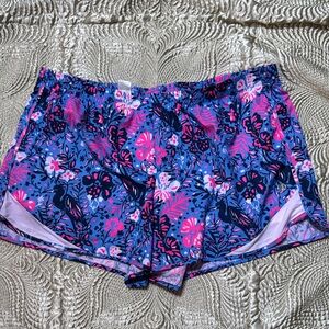Lilly Pulitzer Luxletic Pink and Blue Shorts